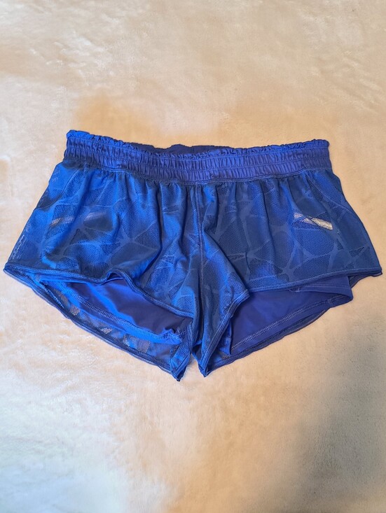 lululemon athletica Pants - Lululemon Harbor Blue Mesh Athletic Shorts Size Size 10